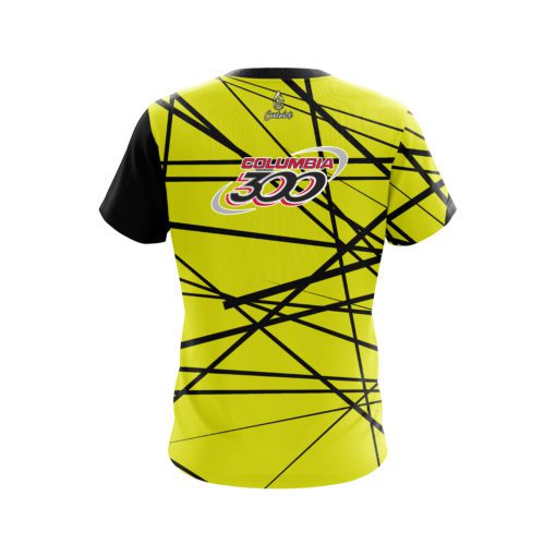 Columbia 300 Distracted Yellow CoolWick Bowling Jersey - Image 2