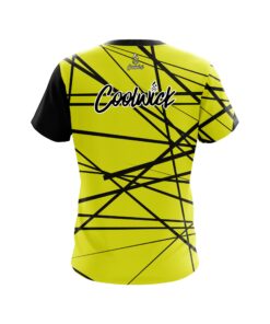 Alternative view of Signature Distracted Yellow CoolWick Bowling Jersey