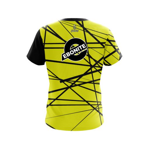 Ebonite Distracted Yellow CoolWick Bowling Jersey - Image 2