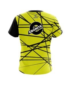 Alternative view of Ebonite Distracted Yellow CoolWick Bowling Jersey