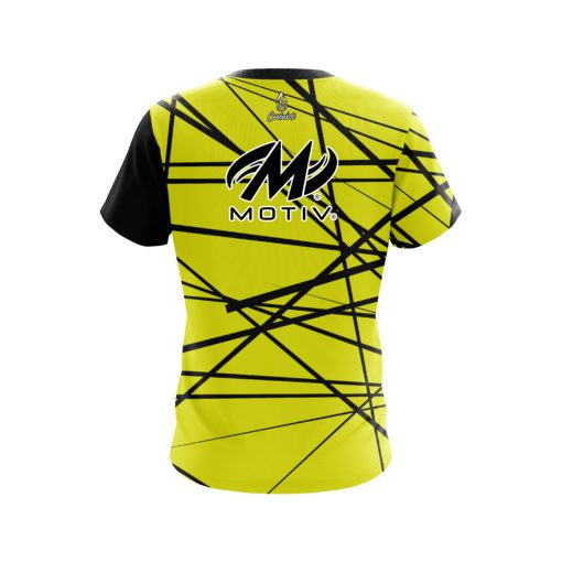 Motiv Distracted Yellow CoolWick Bowling Jersey - Image 2
