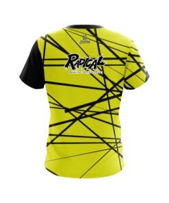 Alternative view of Radical Distracted Yellow CoolWick Bowling Jersey