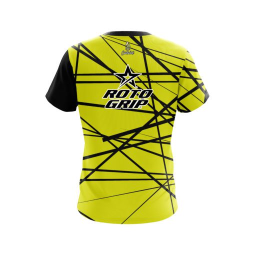 Roto Grip Distracted Yellow CoolWick Bowling Jersey - Image 2
