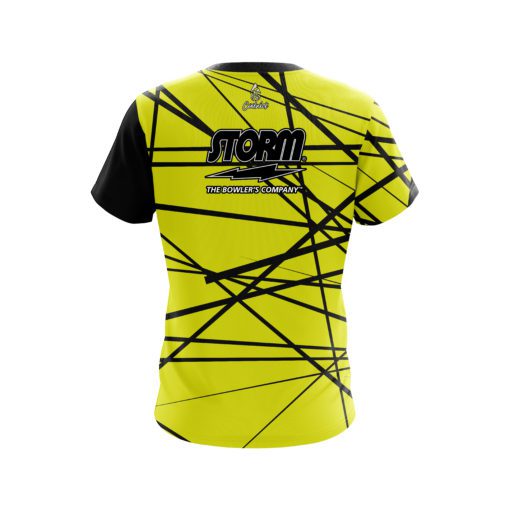 Storm Distracted Yellow CoolWick Bowling Jersey - Image 2
