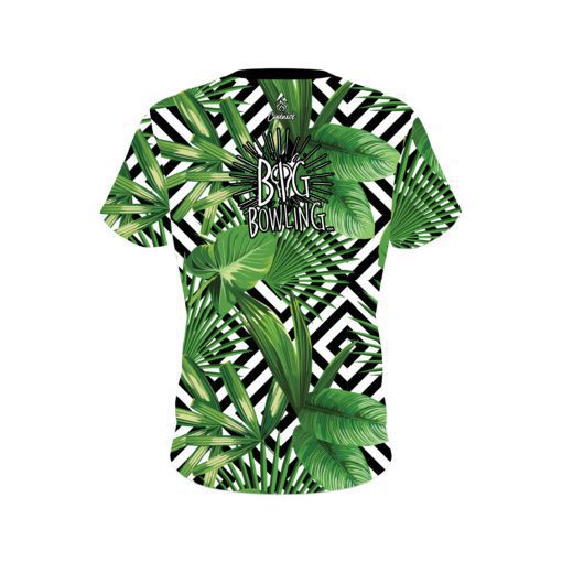 Big Bowling Geometric Jungle CoolWick Bowling Jersey - Image 2