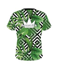 Alternative view of Brunswick Geometric Jungle Coolwick Bowling Jersey