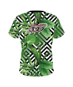 Alternative view of Columbia 300 Geometric Jungle CoolWick Bowling Jersey