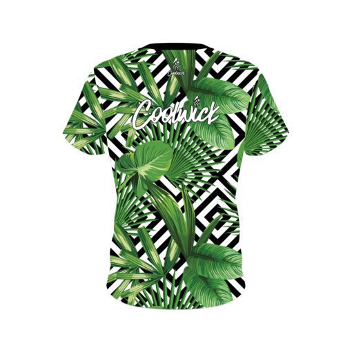Signature Geometric Jungle CoolWick Bowling Jersey - Image 2