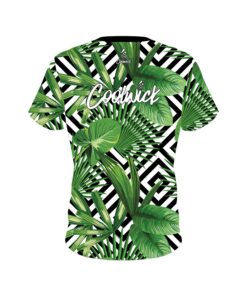 Alternative view of Signature Geometric Jungle CoolWick Bowling Jersey