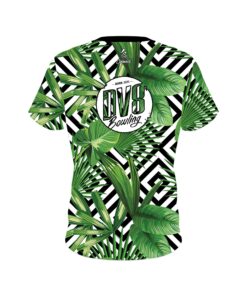 Alternative view of DV8 Geometric Jungle CoolWick Bowling Jersey