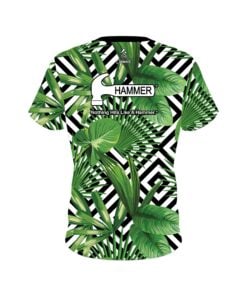 Alternative view of Hammer Geometric Jungle CoolWick Bowling Jersey