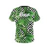 Radical Geometric Jungle CoolWick Bowling Jersey - Image 2