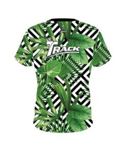 Alternative view of Track Geometric Jungle CoolWick Bowling Jersey