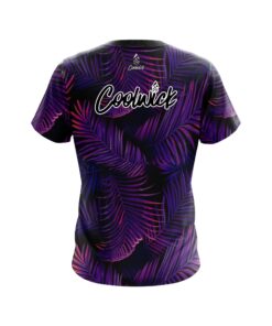 Alternative view of Signature Purple Jungle CoolWick Bowling Jersey