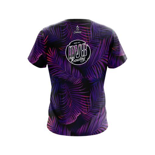 DV8 Purple Jungle CoolWick Bowling Jersey - Image 2
