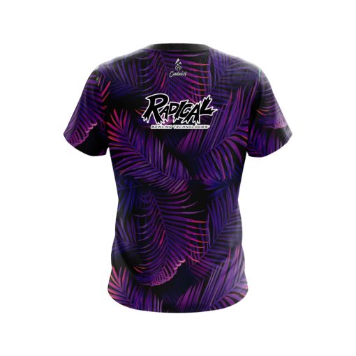 Radical Purple Jungle CoolWick Bowling Jersey - Image 2