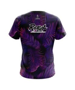 Alternative view of Radical Purple Jungle CoolWick Bowling Jersey