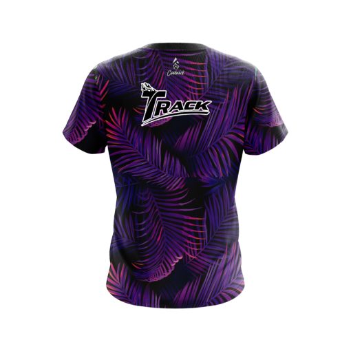Track Purple Jungle CoolWick Bowling Jersey - Image 2