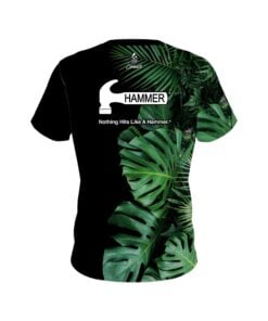 Alternative view of Hammer Jungle Leaves CoolWick Bowling Jersey