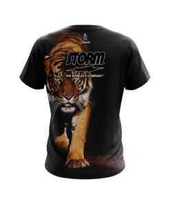 Alternative view of Storm Jungle Tiger CoolWick Bowling Jersey