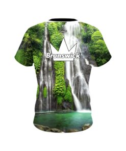Alternative view of Brunswick Jungle Waterfall Coolwick Bowling Jersey