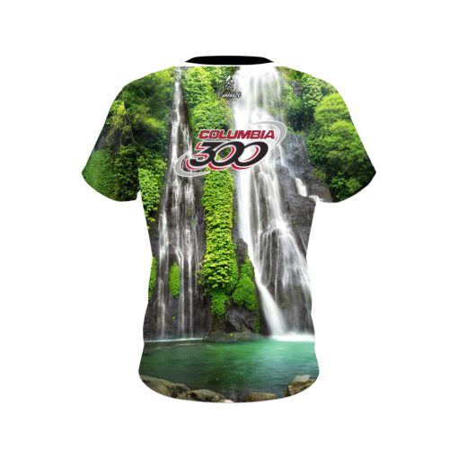 Columbia 300 Jungle Waterfall CoolWick Bowling Jersey - Image 2