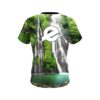 Ebonite Jungle Waterfall CoolWick Bowling Jersey - Image 2