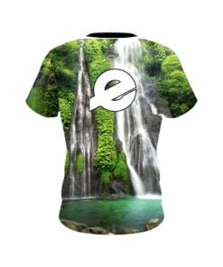 Alternative view of Ebonite Jungle Waterfall CoolWick Bowling Jersey