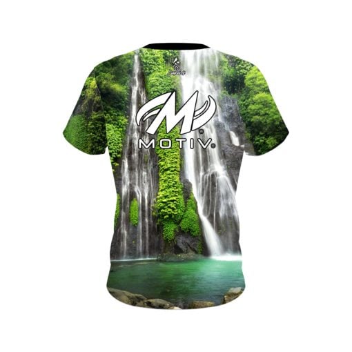 Motiv Jungle Waterfall CoolWick Bowling Jersey - Image 2
