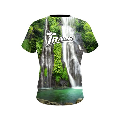 Track Jungle Waterfall CoolWick Bowling Jersey - Image 2