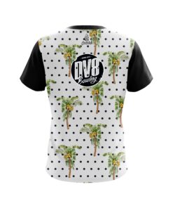 Alternative view of DV8 Polka Dots Palm Trees CoolWick Bowling Jersey