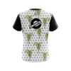 Ebonite Polka Dots Palm Trees CoolWick Bowling Jersey - Image 2