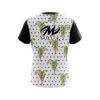 Motiv Polka Dots Palm Trees CoolWick Bowling Jersey - Image 2