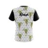 Radical Polka Dots Palm Trees CoolWick Bowling Jersey - Image 2