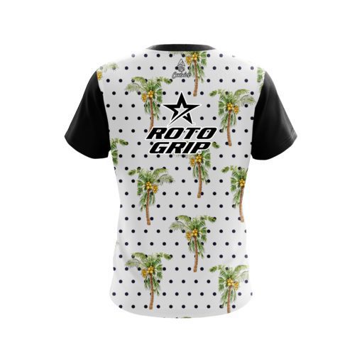 Roto Grip Polka Dots Palm Trees CoolWick Bowling Jersey - Image 2