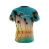 Track Reflection Palm Trees CoolWick Bowling Jersey - Image 2
