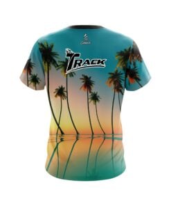 Alternative view of Track Reflection Palm Trees CoolWick Bowling Jersey