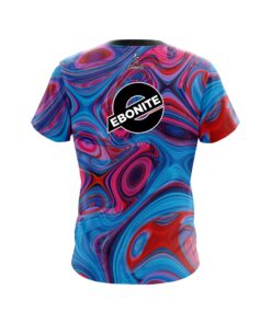Alternative view of Ebonite Red Pink Hallucinate CoolWick Bowling Jersey