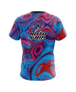 Alternative view of Roto Grip Red Pink Hallucinate CoolWick Bowling Jersey