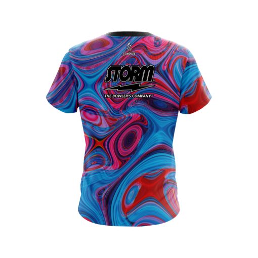 Storm Red Pink Hallucinate CoolWick Bowling Jersey - Image 2