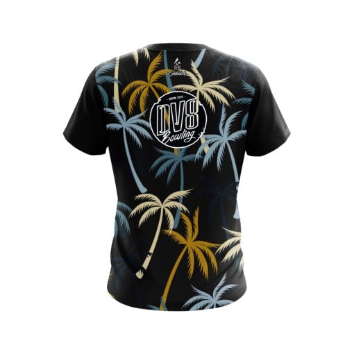 DV8 Neutral Palm Trees CoolWick Bowling Jersey - Image 2