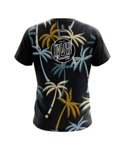 Alternative view of DV8 Neutral Palm Trees CoolWick Bowling Jersey