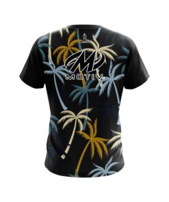 Alternative view of Motiv Neutral Palm Trees CoolWick Bowling Jersey