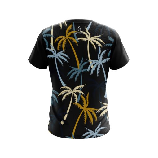 Plain Neutral Palm Trees CoolWick Bowling Jersey - Image 2