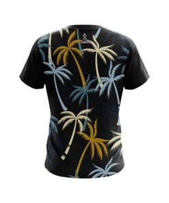 Alternative view of Plain Neutral Palm Trees CoolWick Bowling Jersey
