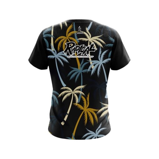 Radical Neutral Palm Trees CoolWick Bowling Jersey - Image 2