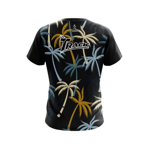 Track Neutral Palm Trees CoolWick Bowling Jersey - Image 2