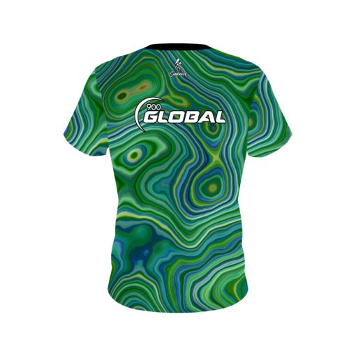 900 Global Green Hallucinate CoolWick Bowling Jersey - Image 2