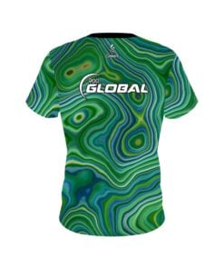 Alternative view of 900 Global Green Hallucinate CoolWick Bowling Jersey