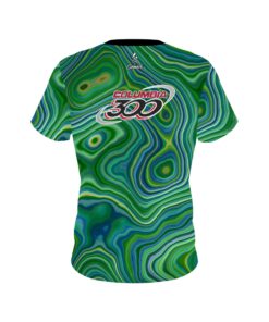 Alternative view of Columbia 300 Green Hallucinate CoolWick Bowling Jersey